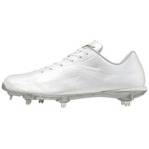 MIZUNO 【縫いP加工不可】 野球 スパイク 白 ホワイト 金具
