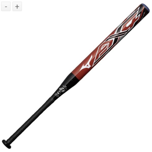 【ＭＩＺＵＮＯ】ミズノ ソフトボール用バット AX4 エーエックスフォー 11インチ（旧2号）ゴムボ...