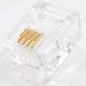 三和電気工業 6極6芯モジュラープラグ（100個入） : ヨナシンホーム