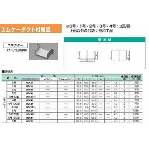 MDC11：エムケーダクト付属品 コネクター 1号 （グレー）｜fuel-yonashin