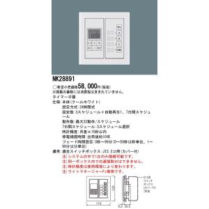 Panasonic（パナソニック） NK28814 壁埋込型 シーン選択子器 ライト