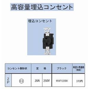 Panasonic（パナソニック） 埋込コンセント2P20A : ヨナシンホーム