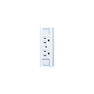 Panasonic 露出ダブルコンセント(仮設用)(フル端子)接地15A Panasonic 露出ダブルコンセント(仮設用)(フル端子)接地15A