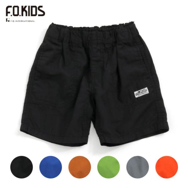 F.O.KIDS エフオーキッズ カラーハーフパンツ 男の子 4分丈 80cm 90cm 95cm ...