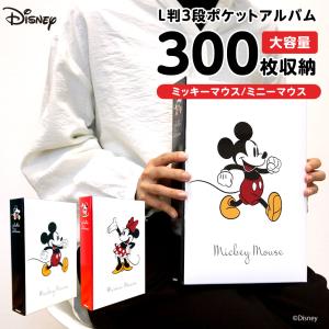 ナカバヤシ Disney ディズニーキャラクター 1PL L判3段 300枚 1PL-IT01 ミッキーマウス/ミニーマウス おしゃれ