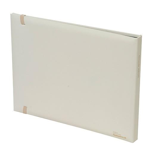 ナカバヤシ おもいで写真アルバム ホワイト ア-ODA-2 2L判 キャビネサイズ 集合写真