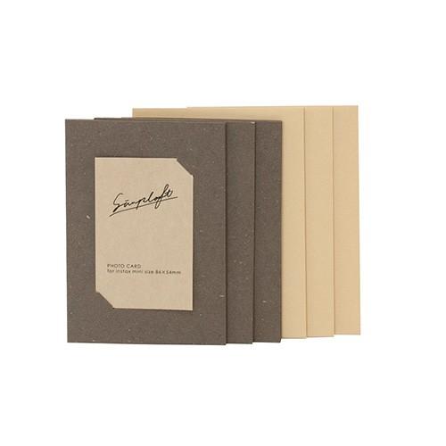 ナカバヤシ simplaft (シンプラフト) シリーズ フォトカード3枚セット/チェキ PCC-S...