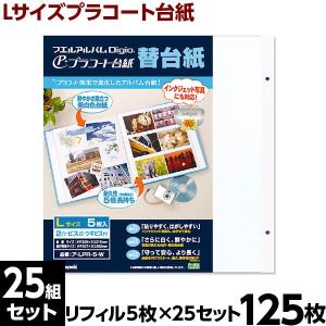 ナカバヤシ アルバム 台紙 リフィル フエルアルバム用替台紙 一般白