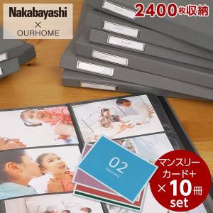 ナカバヤシ アルバム 大容量 見開き12ポケット Nakabayashi×OURHOME