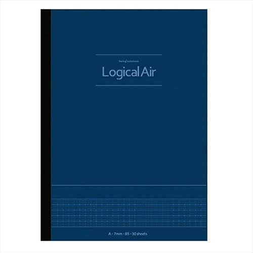 ナカバヤシ ロジカルエアー(軽量ノート)B5・ロジカルA罫(7mm)・80枚 ノ-B552A-DBダ...