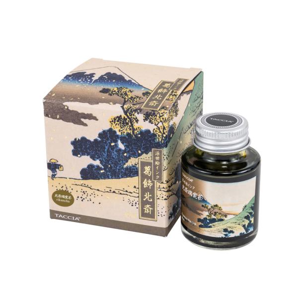ナカバヤシ　TACCIA　万年筆用　浮世絵インク・染料・40ml／北斎璃寛茶　TFPI-WD42-2...