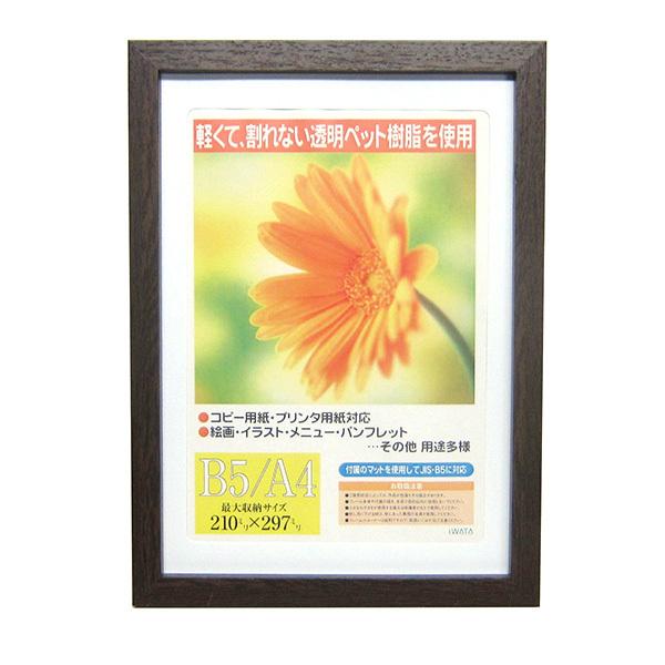 イワタ ai FRAME OA額 ガーベラ ダークブラウン A4 GM-154DBR-A4