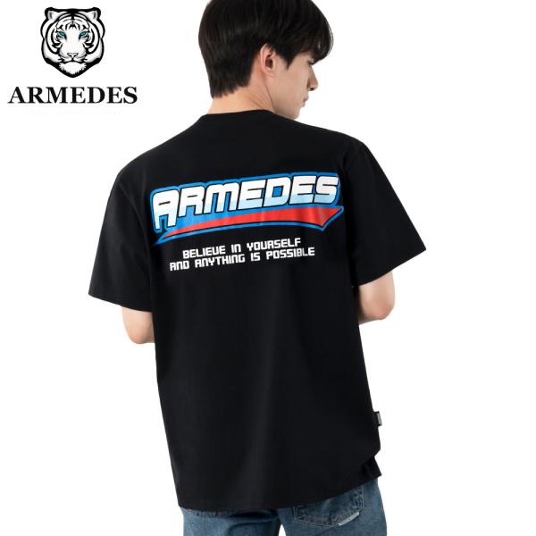 送料無料 ARMEDES アルメデス アートグラフィック 半袖Tシャツ コットン100％ 接触冷感 ...