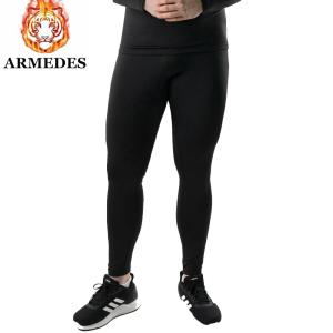ARMEDES アルメデス 冬用 裏起毛 送料無料 コンプレッション タイツ メンズ 前閉じ 9分丈 レギンス 防寒 暖か 発熱 保温 スポーツインナー AR23 M-XXL 全2色