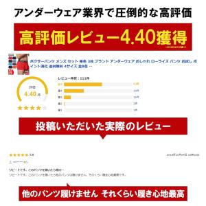 ボクサーパンツ メンズ セット 単色 3枚 ブ...の詳細画像2