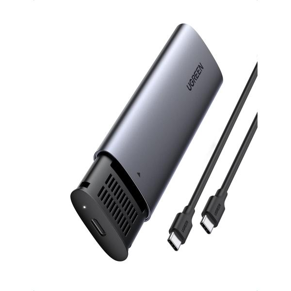 UGREEN M.2 SSD ケース PCIe NVMe M.2 SSD 外付けケース USB3.1...