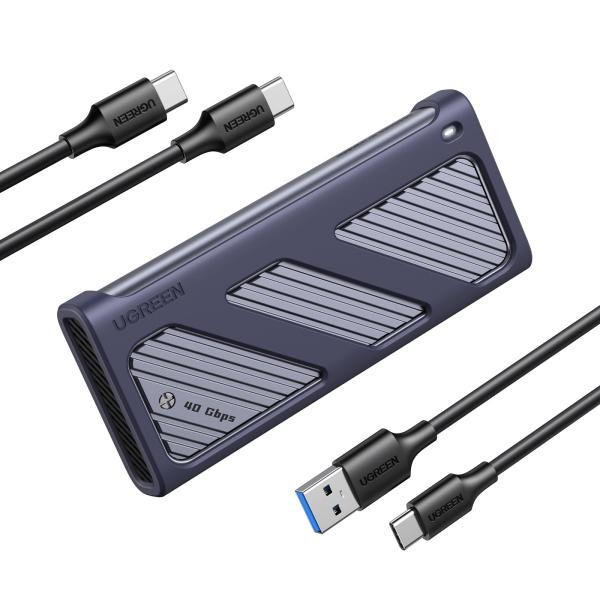 UGREEN M.2 SSD 外付けケース M.2 SSD ケース 【USB4 40Gbps超高速】...