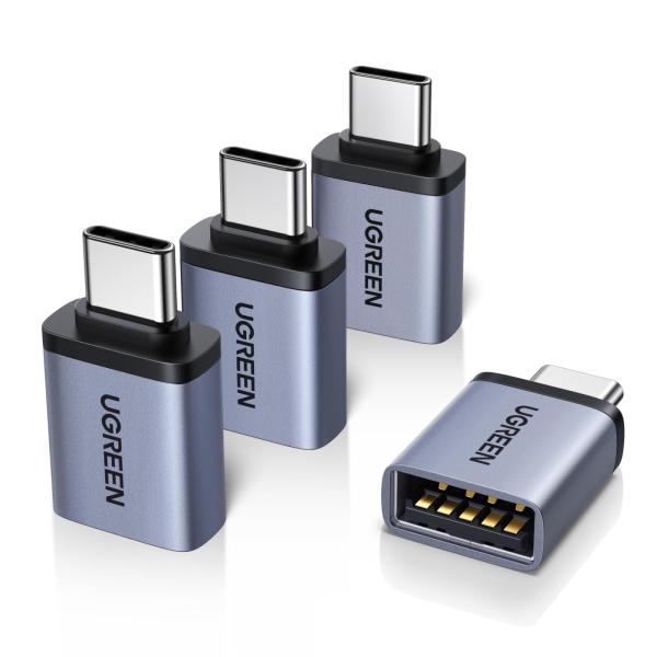 UGREEN USB Type C 変換アダプター USB3.2 Gen1 高速転送 タイプC 4個...