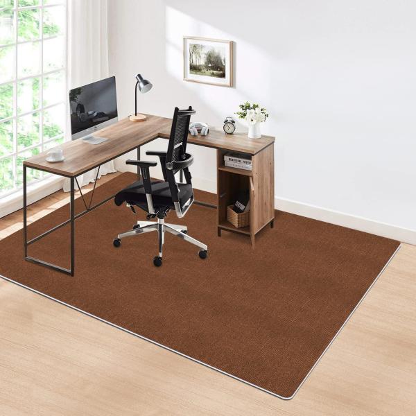 チェアマット床保護マット家具保護パッド 大判サイズ 160×130cm PVC Hriiiiya ず...