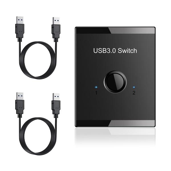 サムコス usb3.0 切り替え器 usb切替器 手動切替機 pc2台用 5Gbps高速転送 キーボ...