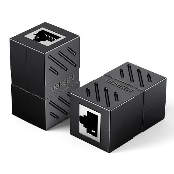 UGREEN LANケーブル 延長コネクタ cat7 cat6 RJ45 中継コネクタ ギガビット対...