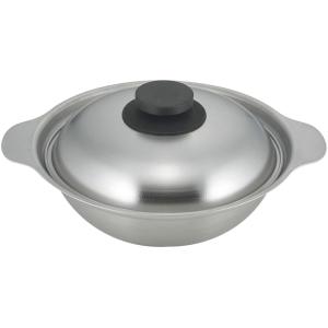 下村企販 卓上鍋 20cm 【日本製】 IH・ガス火対応 目盛り付き 割れにくい ラーメン よせ鍋に...