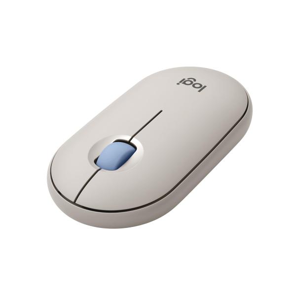 ロジクール ワイヤレスマウス PEBBLE MOUSE2 M350sGY 薄型 静音 Bluetoo...