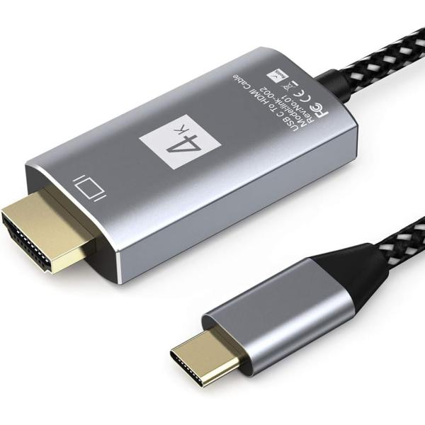 USB Type-C to HDTV 変換ケーブル 3M接続ケーブル HDtv type-c 4K映...