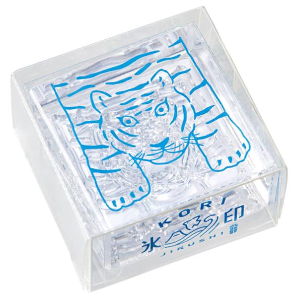 キングジム スタンプ 透明スタンプ 「氷印」 大サイズ タイガー CLS33-003
