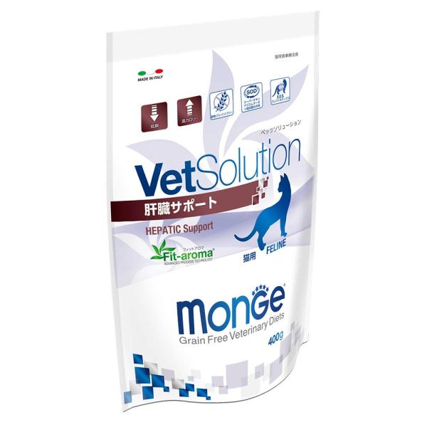 Vet Solution キャットフード 肝臓サポート 400グラム (x 1)