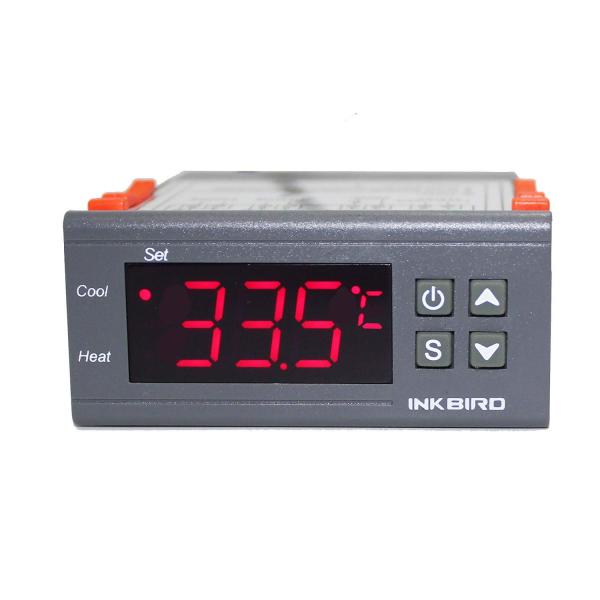 Inkbird 温度コントローラー デジタル サーモスタット 温度コントローラー 110v ℃との切...
