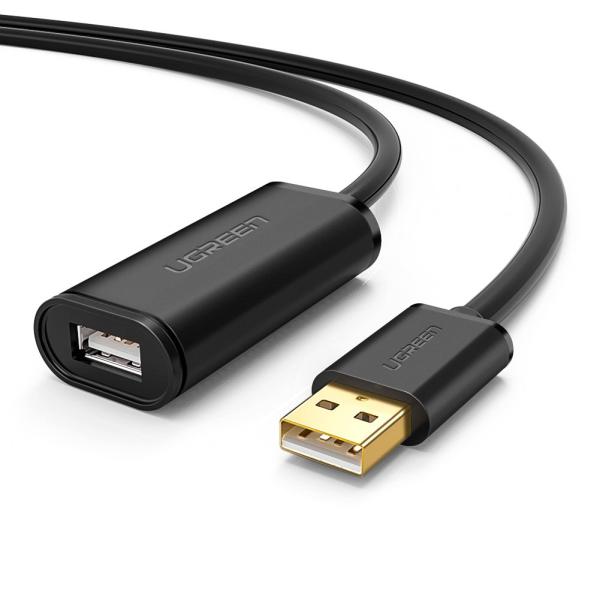 UGREEN USB延長ケーブル 10m アクティブリピーター 信号増幅 高速データ転送 遅延なし ...