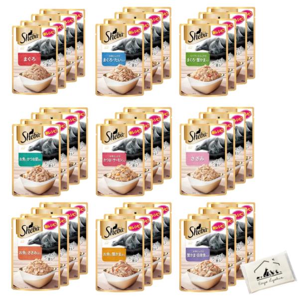 シーバ リッチ 35g×9種×各4袋 アソートまとめ買い 成猫用 キャットフード ウェットフード パ...