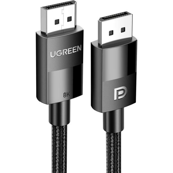 UGREEN ゲーミング 8K Displayport ケーブル 1.4規格 【VESA規格】 ディ...