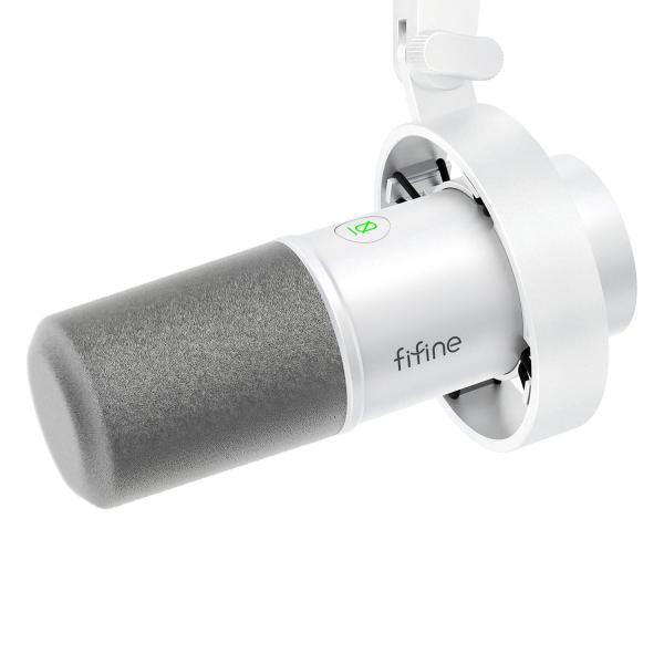 FIFINE ダイナミックポットキャストマイク USB/XLR接続可能 カーディオイドパターン単一指...