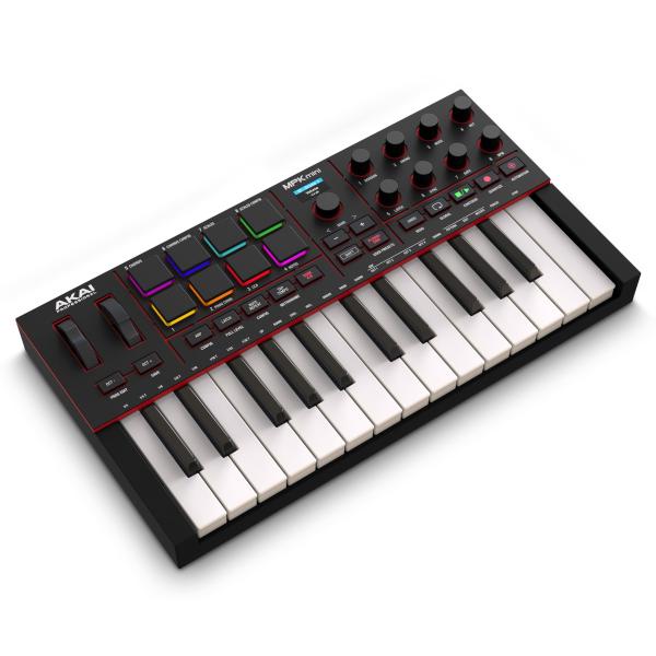 Akai Professional MPK Mini IV USB-C MIDIキーボードコントロー...