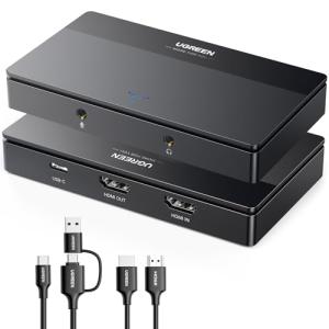 UGREEN 4K HDMI キャプチャーボード パススルー機能 4K@60Hz /1080P 60Hz 低遅延 ゲーム実況生配信 会議 ライブ配信｜フーフーストア
