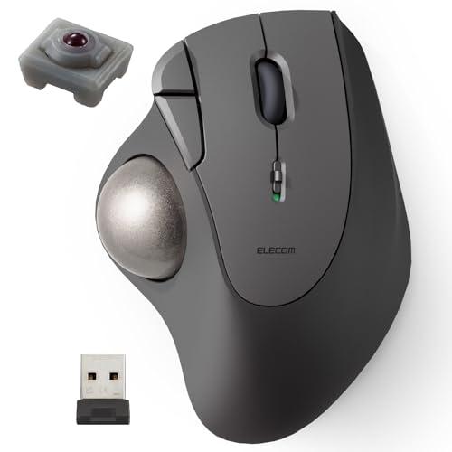 エレコム ワイヤレス トラックボール マウス 無線2.4GHz IST (イスト) シリーズ 5ボタ...