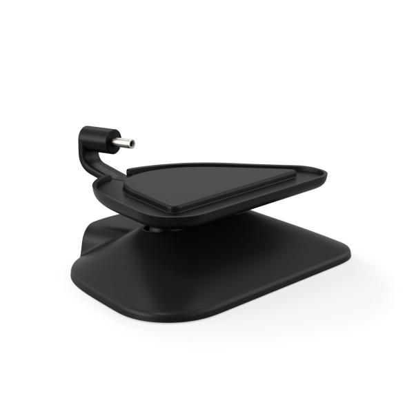 【Echo Show 5 第3世代用】USB-C充電ポート付き角度調節スタンド (チャコール)