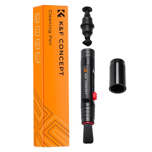 K&amp;F CONCEPT レンズペン ダブルヘッド 伸縮可能 レンズにやさしい素材 一本三役パソコンク...