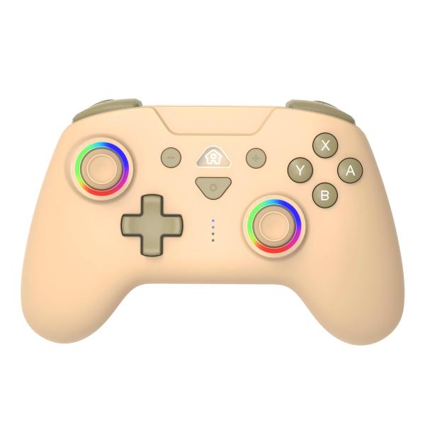 FONLAM Switch対応 コントローラー iOS/PC/Androidにも全対応 全透明外見 ...