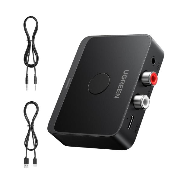 UGREEN Bluetooth 6.0レシーバー 古いステレオ/スピーカー/有線スピーカー/ホーム...