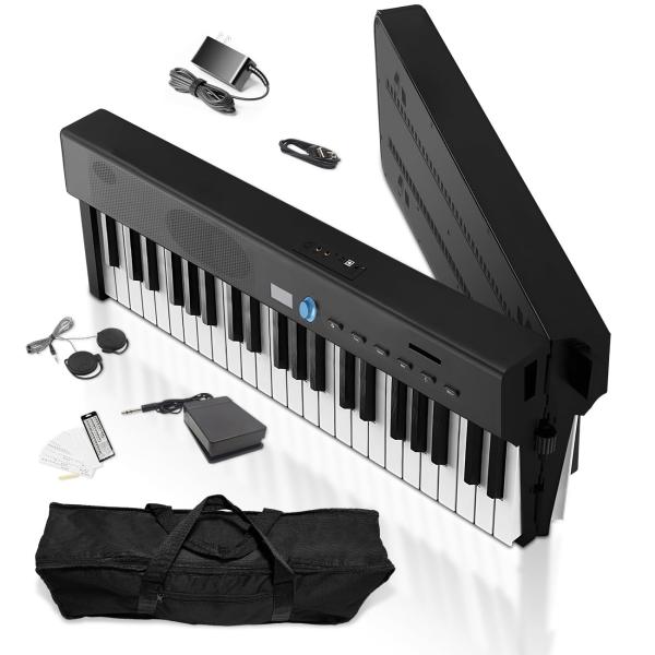 【設定記憶&amp;最先端音源】 Longeye 電子ピアノ 88鍵盤 折りたたみ式 FOLD PRO2+ ...