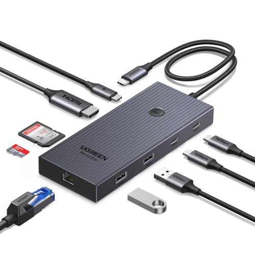 UGREEN Revodok Pro 9-in-1 USB-Cハブ 10Gbpsデータ転送対応 4K...