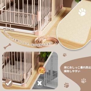 Petnniko 犬 ケージ 犬 ゲージ 幅1...の詳細画像2