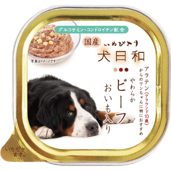 犬日和トレイビーフアラテン ドッグフード 100グラム (x 24) (まとめ買い)