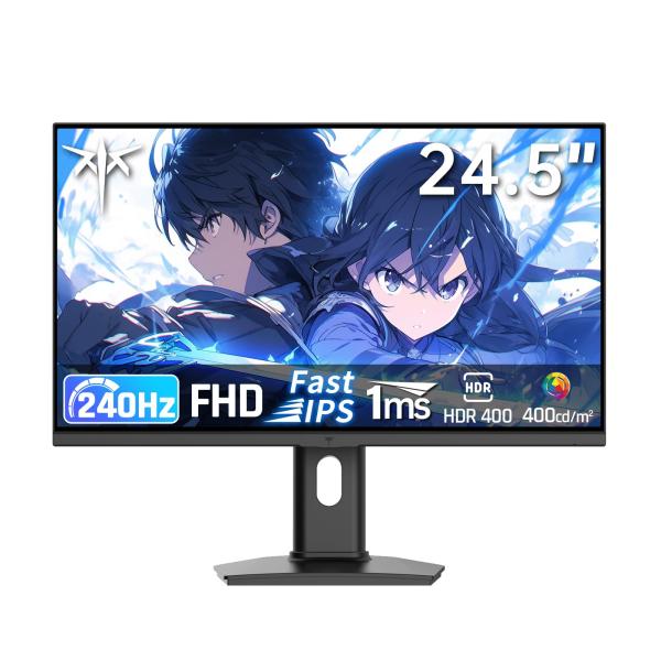 KTC 24.5インチ FHD(1920*1080) 240Hzゲーミングモニター FAST IPS...