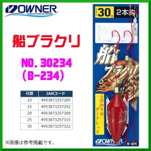 オーナー 船ブラクリ 30号 No.30234 (B-234) ≪10個セット≫の商品画像