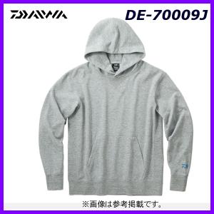 ≪特価 在庫限り≫　ダイワ 　ドライスウェットパーカ 　DE-70009J 　フェザーグレー 　2XL｜fuga0223