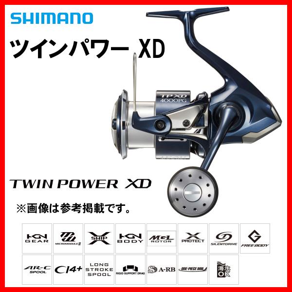 (取寄せ 8月末頃メーカー生産予定) 　シマノ 　21 ツインパワー XD 　4000HG 　スピニ...